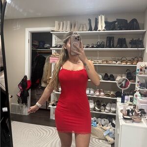 Red mini Dress